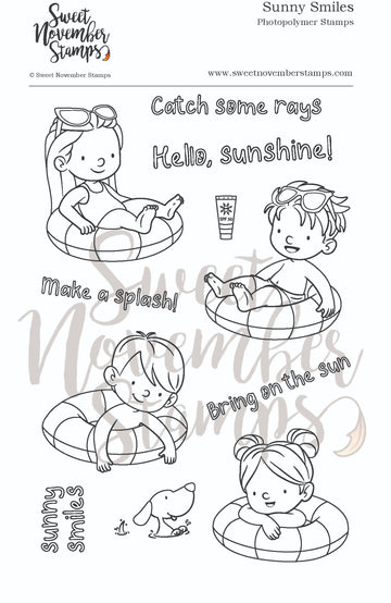 Clear Stamp Set - Sunny Smiles