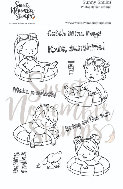 Clear Stamp Set - Sunny Smiles