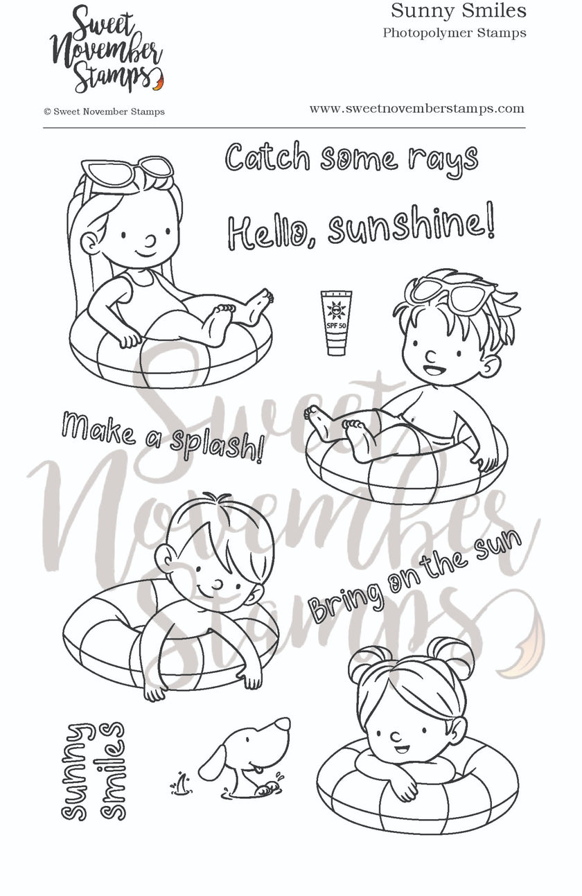 Clear Stamp Set - Sunny Smiles