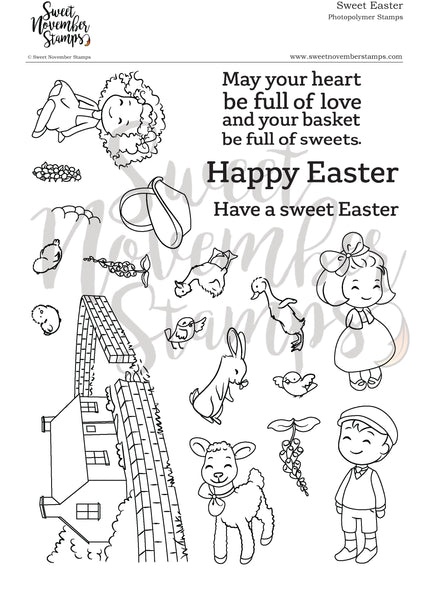 Clear Stamp Set - Sweet Easter