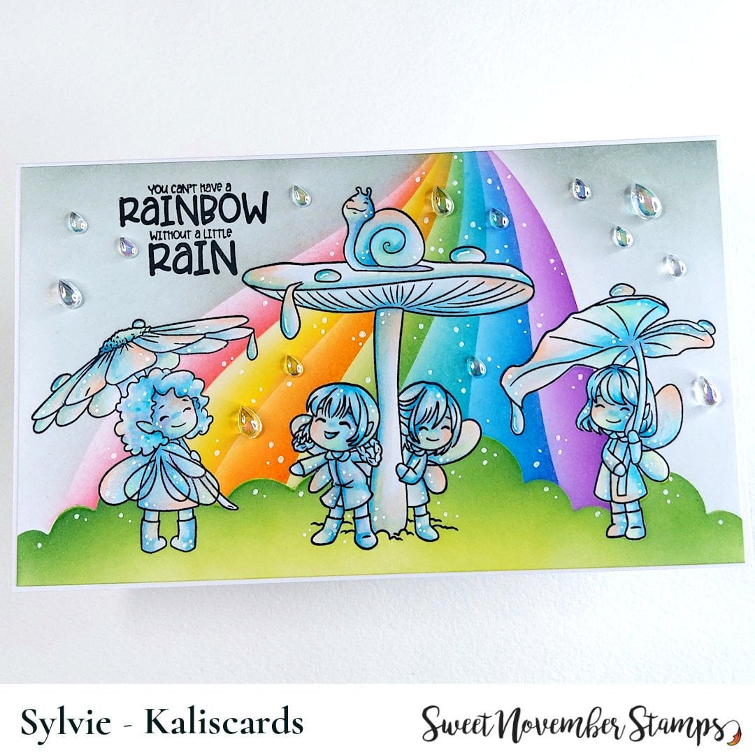 Clear Stamp Set - Rainy Day Fairwees