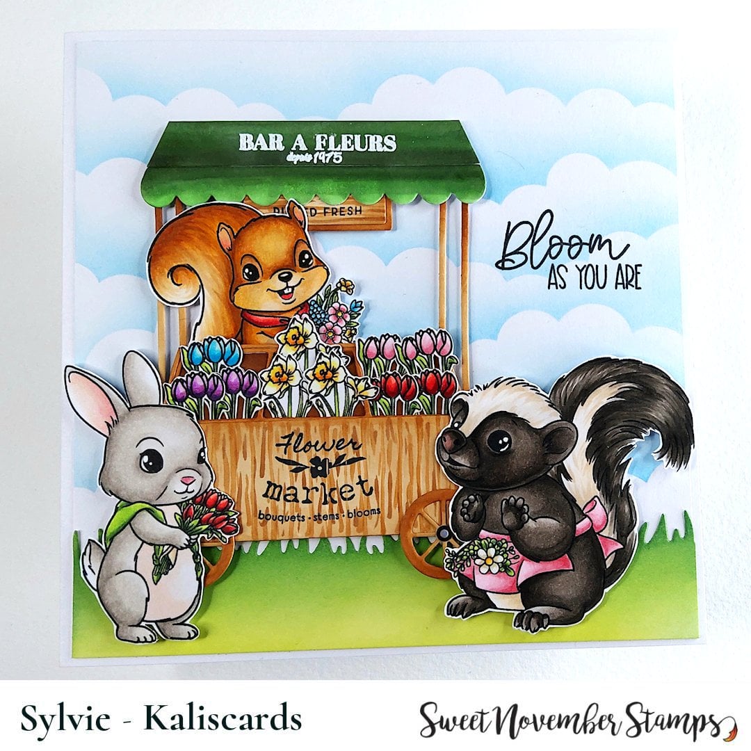 Clear Stamp Set - Spring Garden Critters