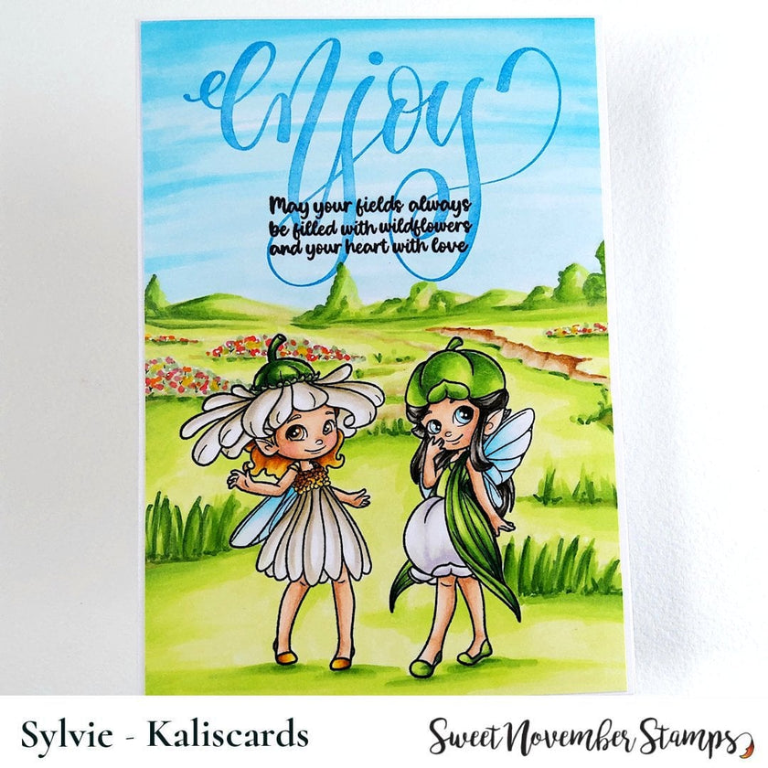 Clear Stamp Set - April Daisy Fairy