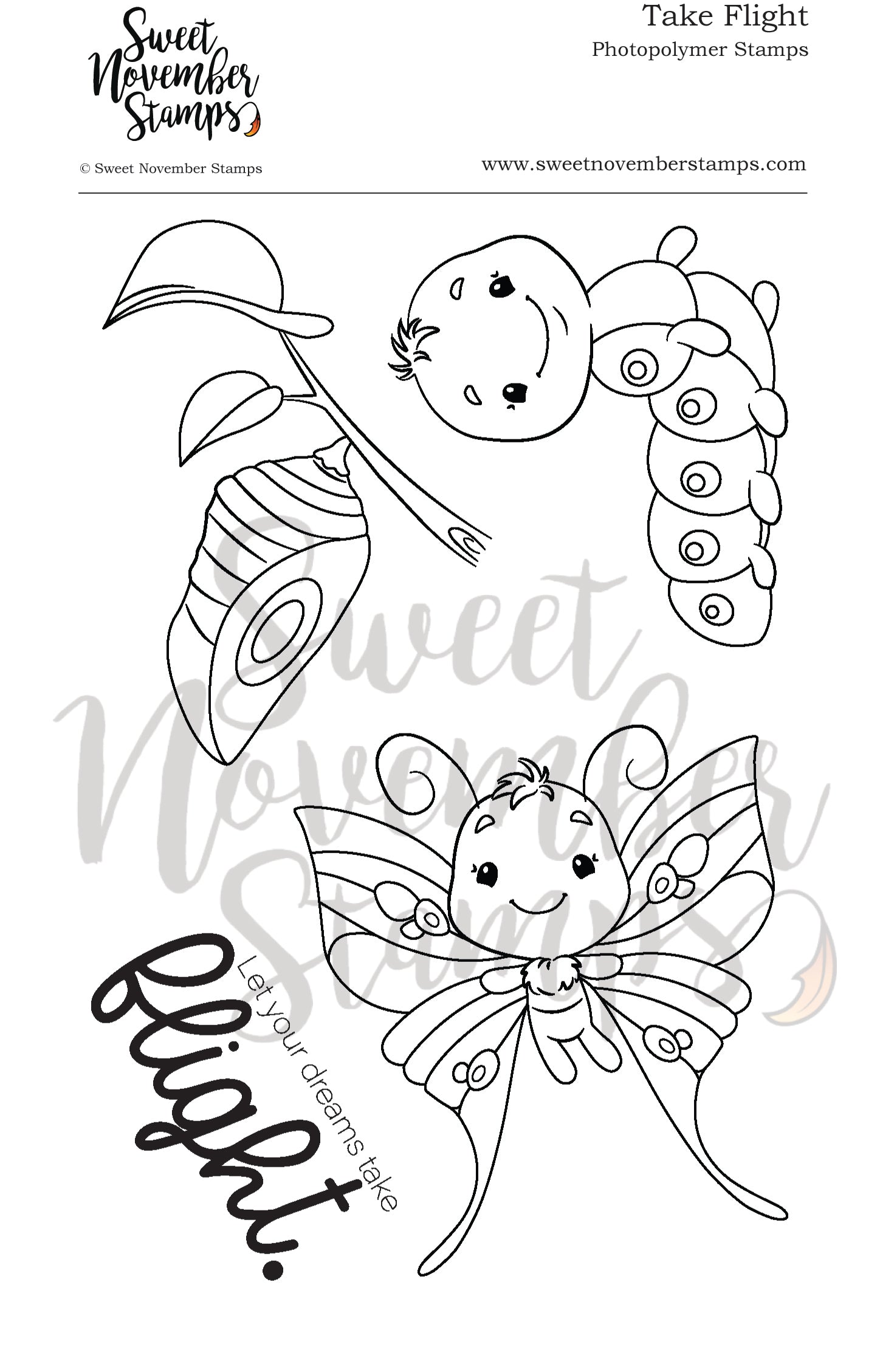 Clear Stamp Set - Take Flight