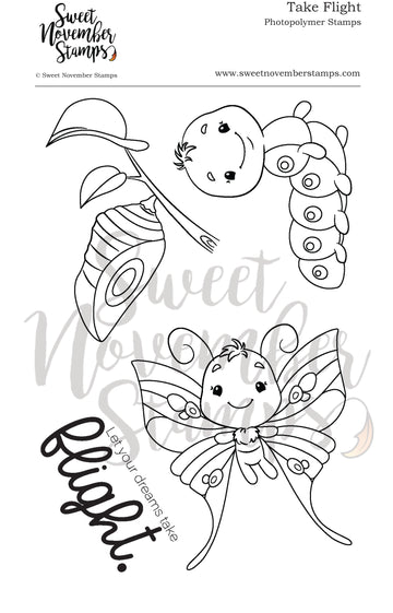 Clear Stamp Set - Take Flight