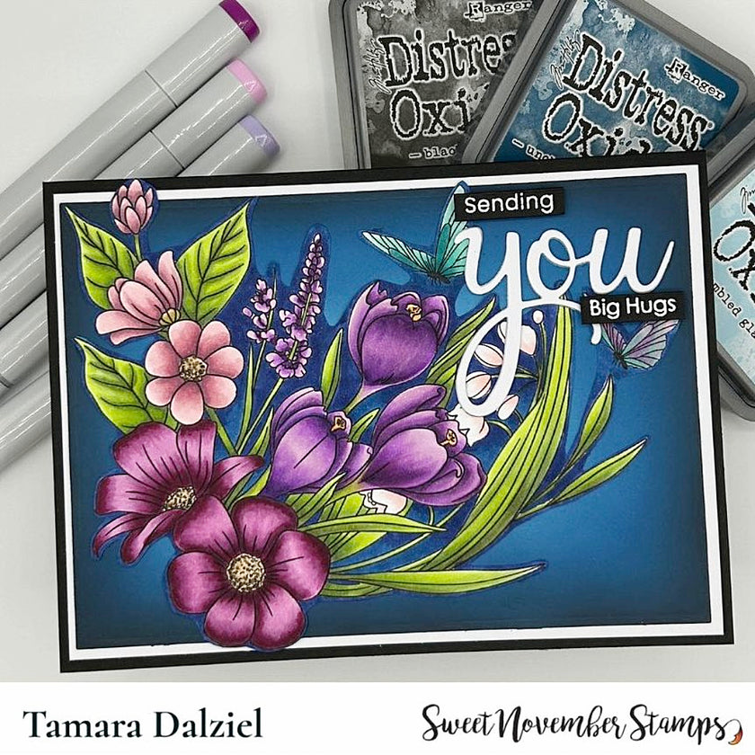 Clear Stamp Set - Enchanted Spring Flowers