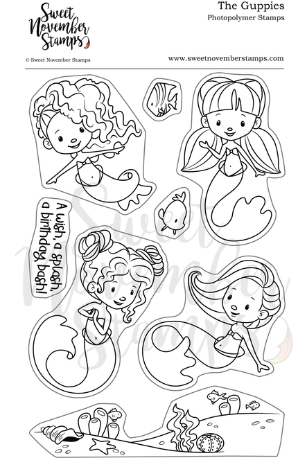 Clear Stamp Set - The Guppies