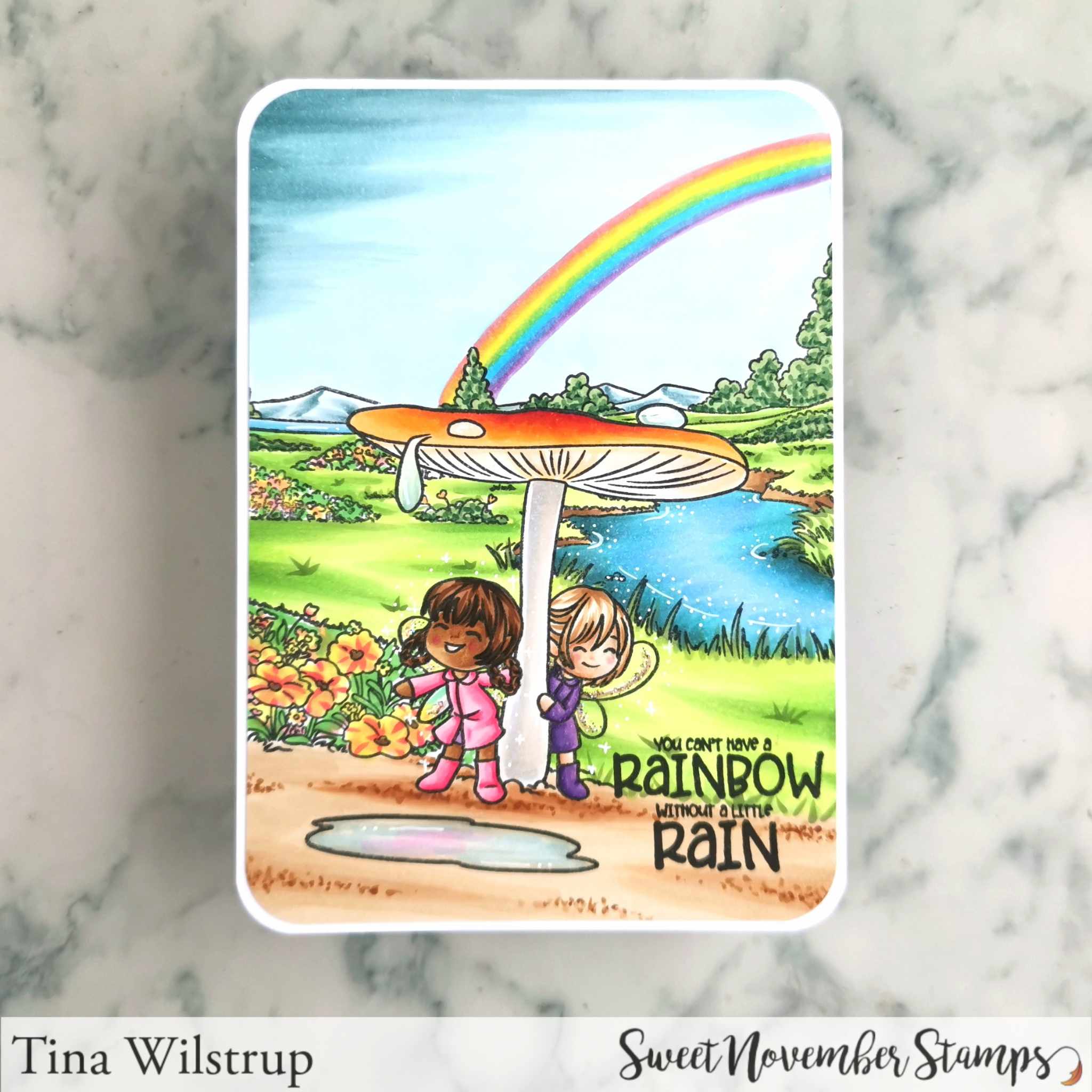 Clear Stamp Set - Rainy Day Fairwees