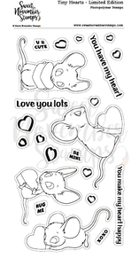 Clear Stamp Set - Tiny Hearts *Limited Edition*