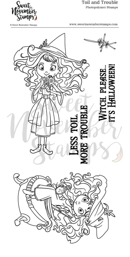 Clear Stamp Set - Toil and Trouble