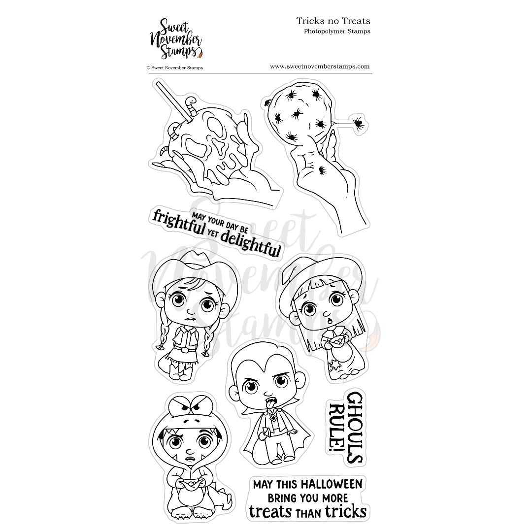 Clear Stamp Set - Tricks no Treats