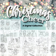 Load image into Gallery viewer, Digital Stamp - Christmas Cheer clear stamp sets: digital edition
