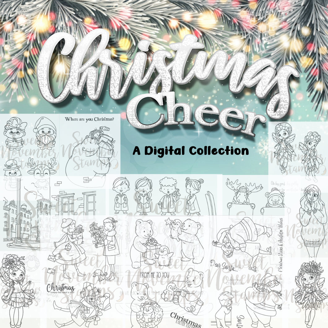 Digital Stamp - Christmas Cheer clear stamp sets: digital edition