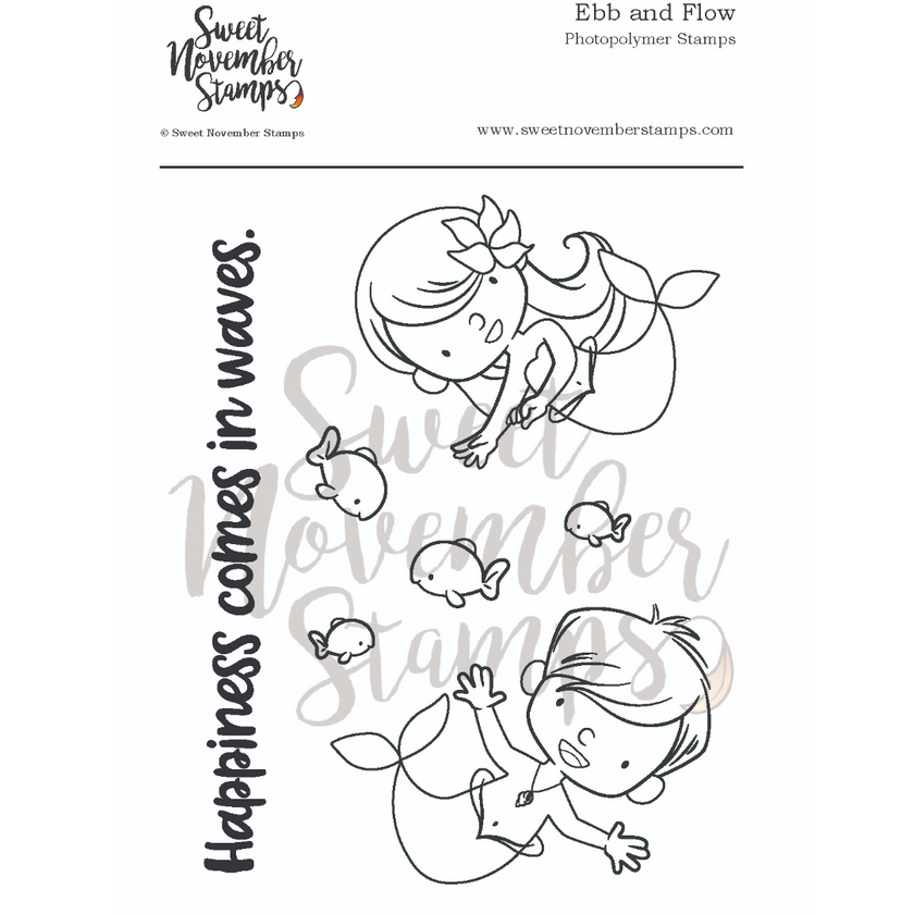 Clear Stamp Set - Ebb and Flow