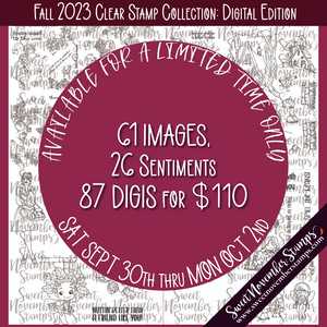 Digital Stamp - Fall 2023 clear stamp sets: digital edition