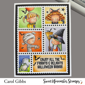 Clear Stamp Set - Halloween Postage Pals: Landscape