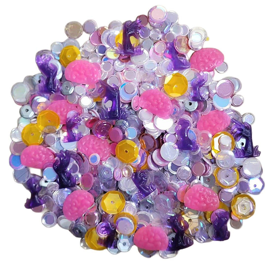 Sequins: Goulish Pink-o-ween mix