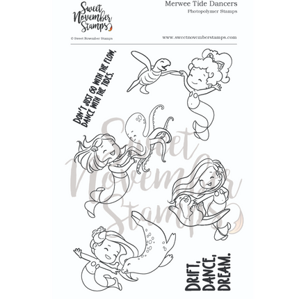 Clear Stamp Set - Merwee Tide Dancers
