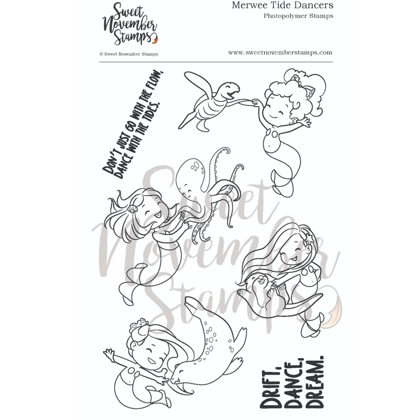 Clear Stamp Set - Merwee Tide Dancers