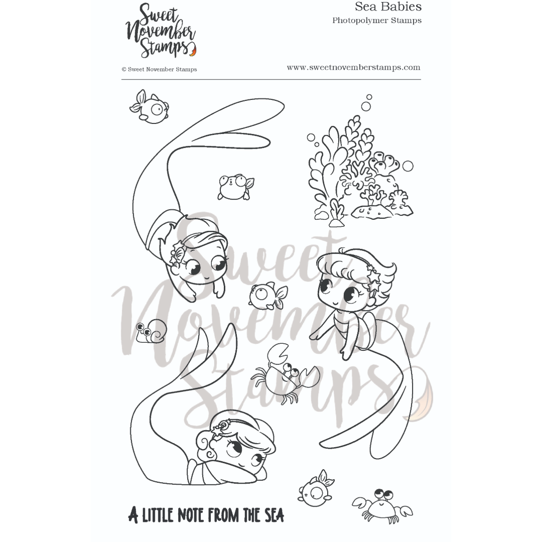 Clear Stamp Set - Sea Babies