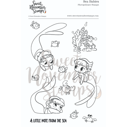 Clear Stamp Set - Sea Babies
