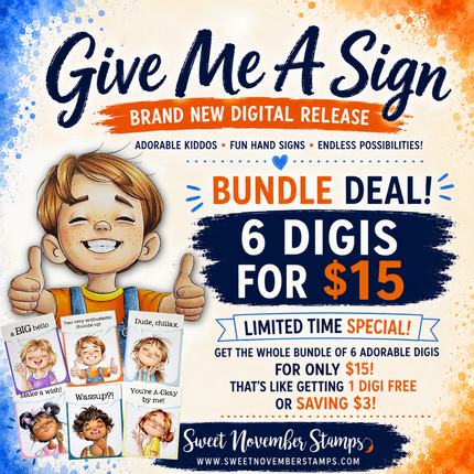 Digital Stamp - Give Me A Sign: Bundle Special