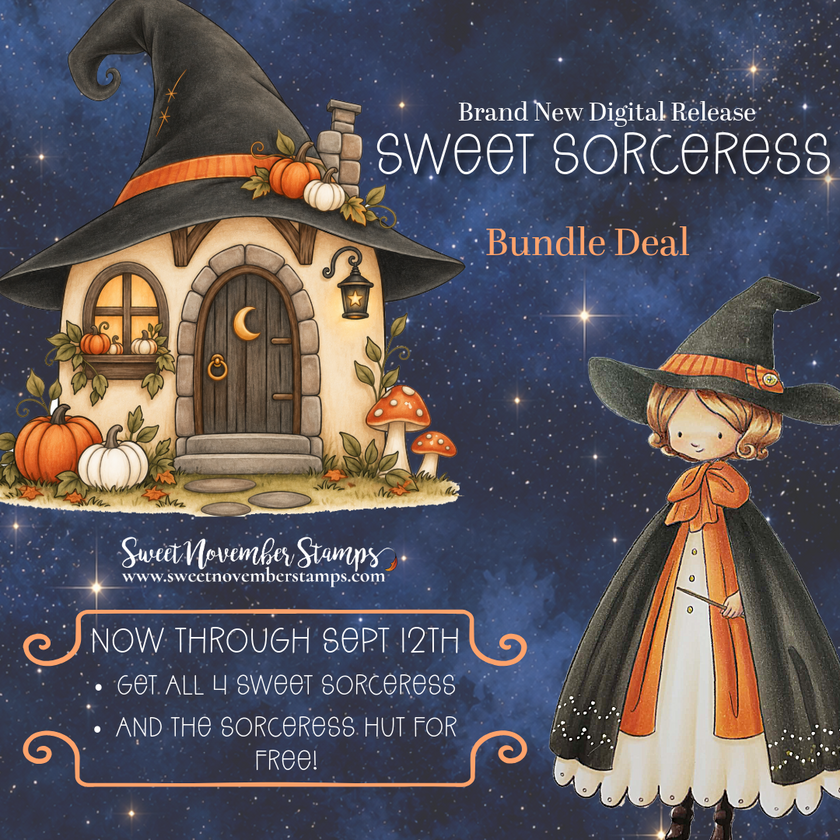 Digital Stamp - Sweet Sorceress: Bundle Deal