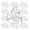 Digital Stamp - Cozy Fall Critters: Flyn Fox