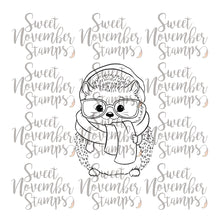 Load image into Gallery viewer, Digital Stamp - Cozy Fall Critters: Hadley Hedgehog
