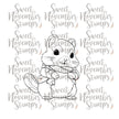 Digital Stamp - Cozy Fall Critters: Chandler Chipmunk