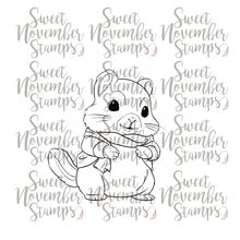 Load image into Gallery viewer, Digital Stamp - Cozy Fall Critters: Chandler Chipmunk
