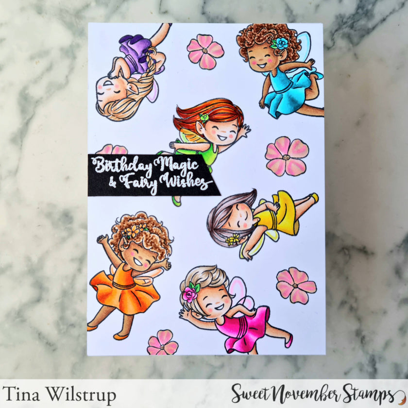 Clear Stamp Set - Fairwee Twirl