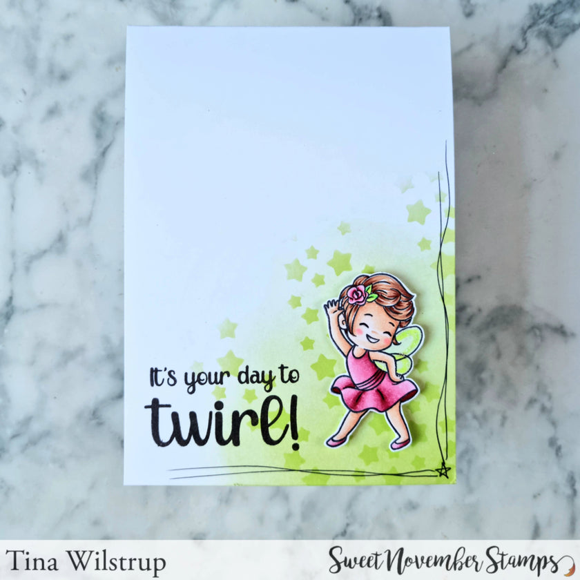 Clear Stamp Set - Fairwee Twirl