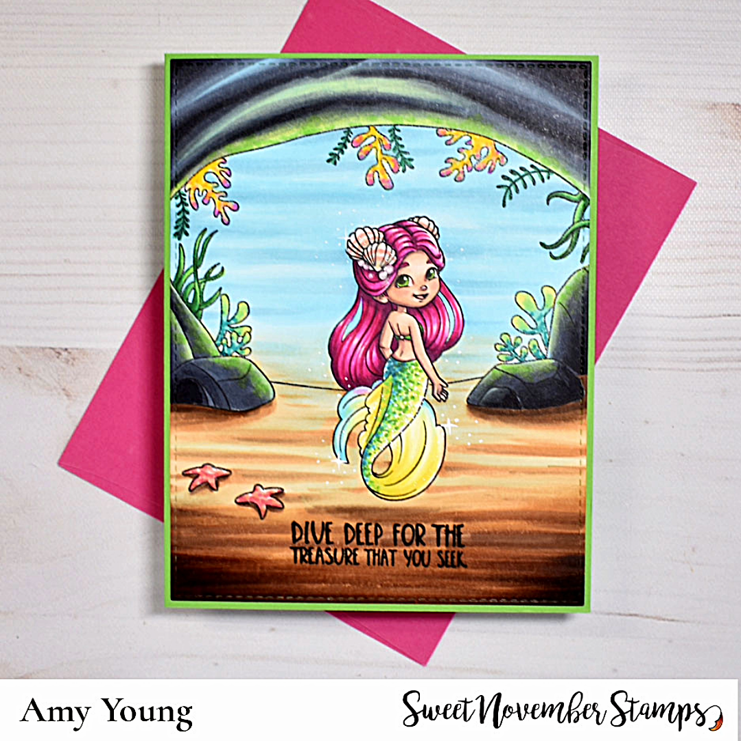 Clear Stamp Set - Background Builder: The Deep