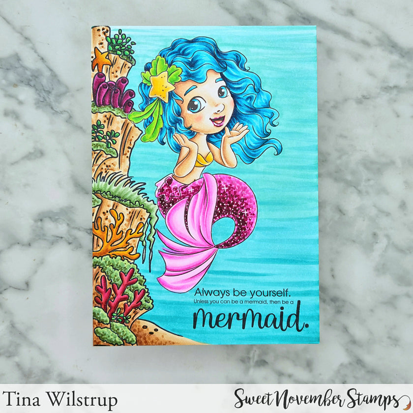 Digital Stamp - A Sea Full of Friends: Calliope