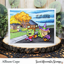 Load image into Gallery viewer, Clear Stamp Set - Background Builder: Halloween Neighborhood
