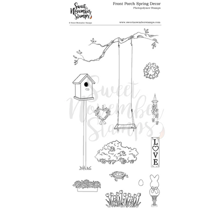 Clear Stamp Set - Front Porch Spring Decor