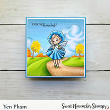 Load image into Gallery viewer, Clear Stamp Set - September Morning Glory Fairy
