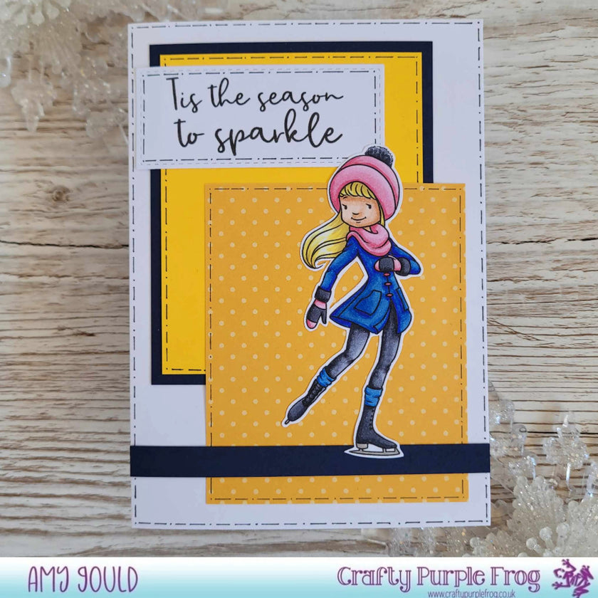 Clear Stamp Set - Skating By