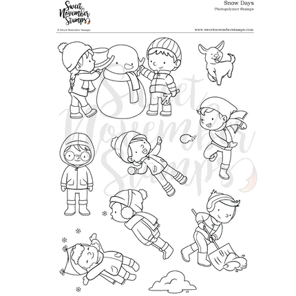 Clear Stamp Set - Snow Days