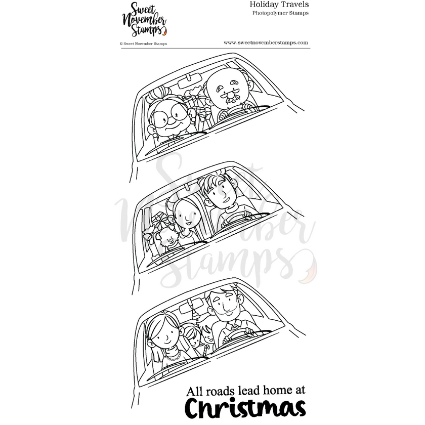 Clear Stamp Set - Holiday Travels