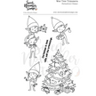 Clear Stamp Set - Wee Tree Trimmers