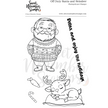Clear Stamp Set - Off Duty Santa and Reindeer