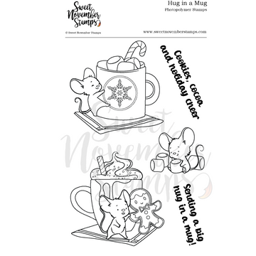 Clear Stamp Set - Hug in Mug