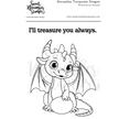Clear Stamp Set - December Turquoise Dragon