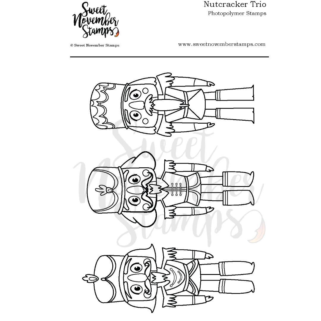 Clear Stamp Set - Nutcracker Trio