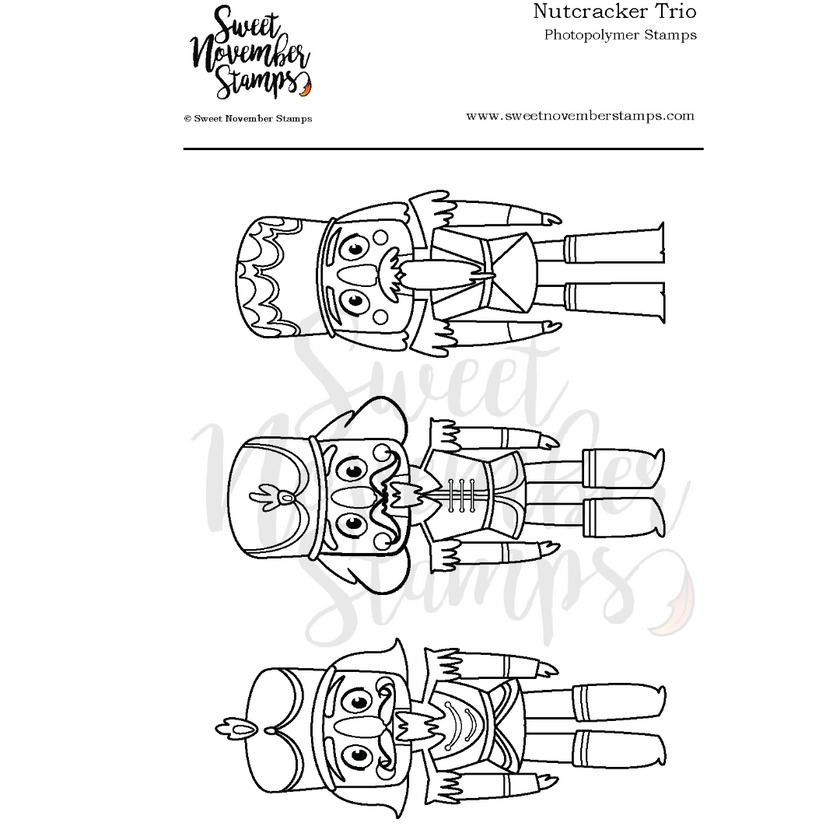 Clear Stamp Set - Nutcracker Trio