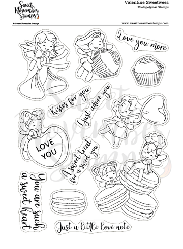 Clear Stamp Set - Valentine Sweetwees