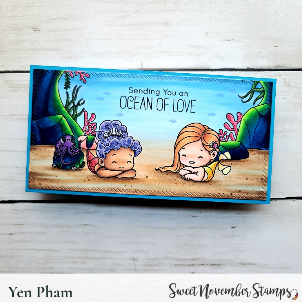 Clear Stamp Set - Merwee Gabby Guppies