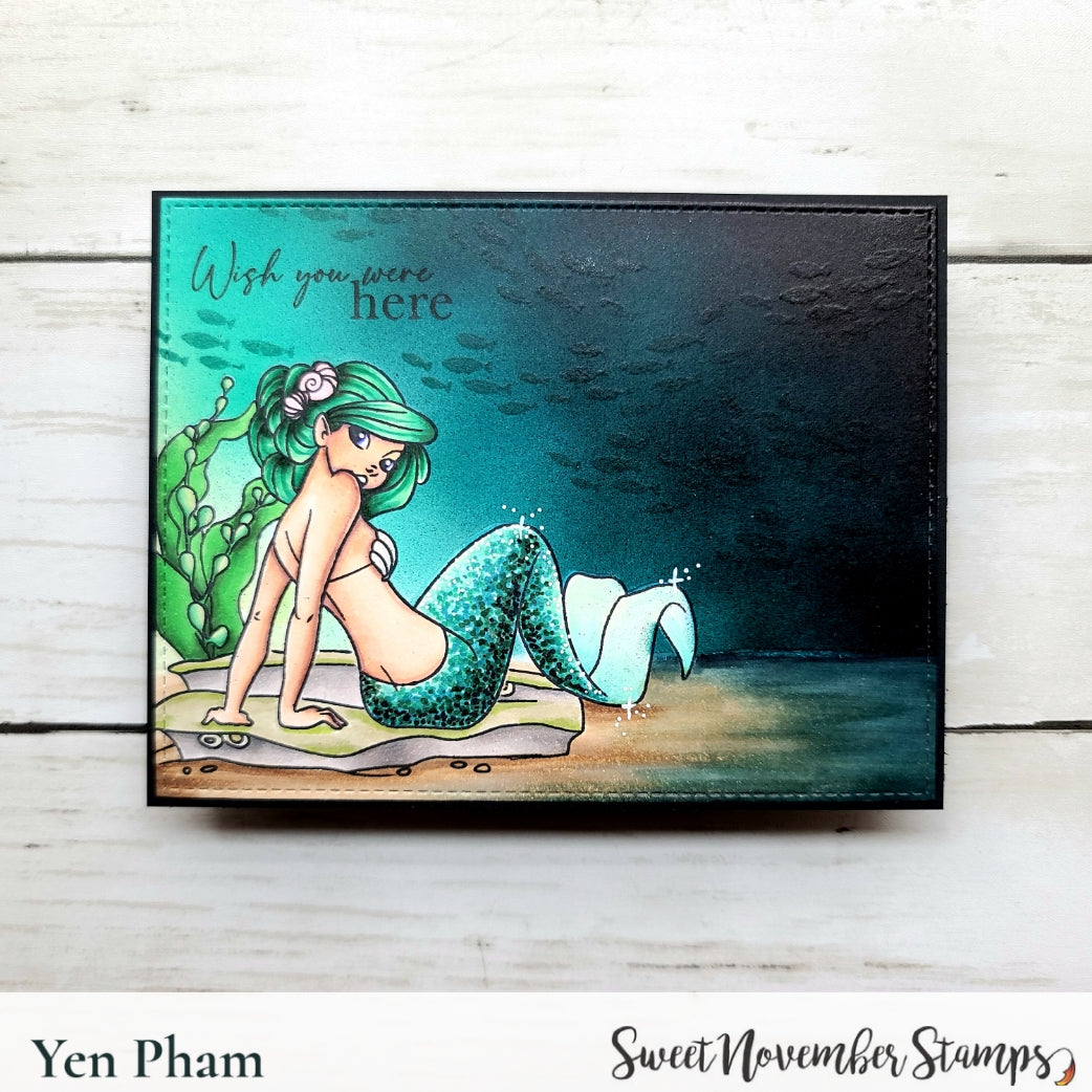 Clear Stamp Set - Background Builder: Kelp Bed